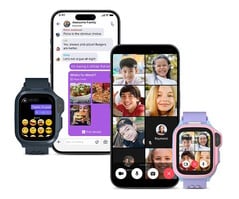 myFirst Fone S4 智能手表的用户可以加入群组视频通话。