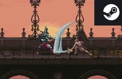 亵渎》（Blasphemous）是一款类似《灵魂》的 Metroidvania 游戏，目前正在 Steam 上以创纪录的低价销售。(图片来源：Steam）