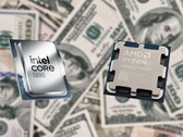 据报道，AMD 和英特尔将于 2026 年发布当前一代 Zen 5（图右）和 Arrow Lake（图左）CPU 的后继产品。(图片来源：Unsplash、英特尔、Notebookcheck，经编辑）