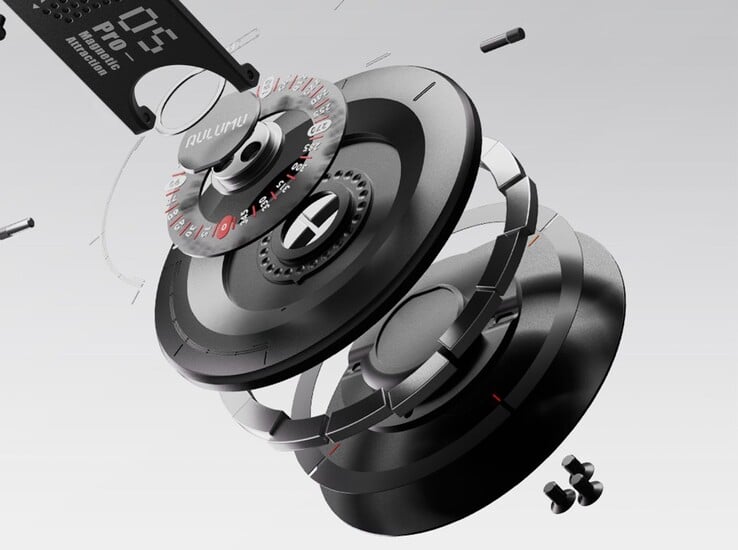 Aulumu G05 Pro 的中心环上有 15 度的标记，可以用作量角器。
