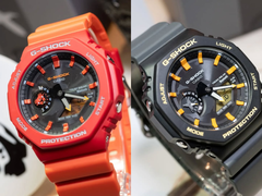 卡西欧 G-Shock GA-B2100DF-4A(左)和 GA-B2100DF-1A(右)。(图片来源:@geesgshock on Instagram)