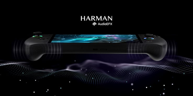 OneXFly Apex 还配备了哈曼调谐的底部发射扬声器。(图片来源:One-Netbook)