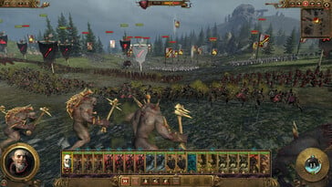 一张展示 Total War: Warhammer 中一支军队的图片。