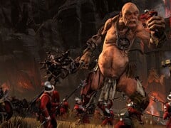 一张展示 Total War: Warhammer 中怪物的图片,目前该游戏优惠 75%。