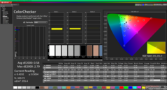 校准后的 ColorChecker