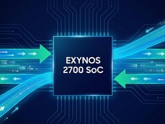 人工智能生成的传闻中的 Exynos 2700 SoC 的营销图片。(图片来源：Kaulenda on X）