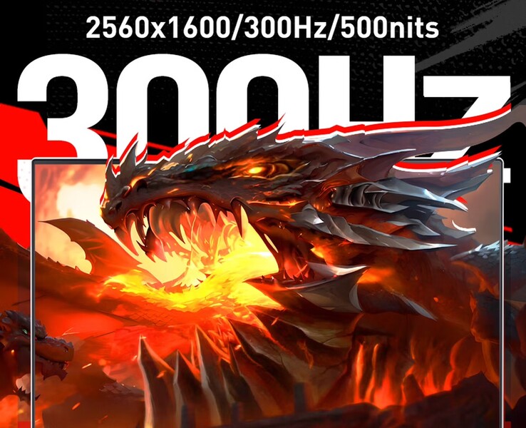 Mechrevo 游戏笔记本电脑配备了 300 Hz QHD 显示屏。