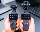 Osmo Pocket 3（左）与 Osmo Pocket 4P（右）相邻。
