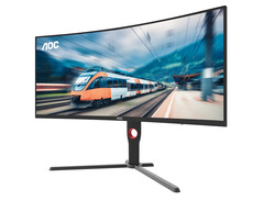 AOC CU34G3X 的分辨率为 1440p，刷新率为 180Hz。(图片来源：AOC）