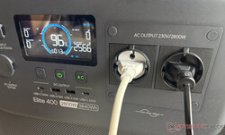 达到极限的 Bluetti Elite 400