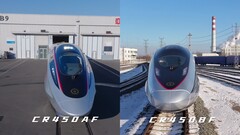 CR450 有两种型号。(图片来源：CRRC）
