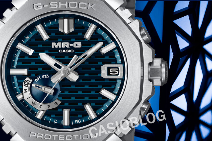 传闻中的卡西欧 G-Shock MRG-B2100D-2A 手表图片。(图片来源：Casioblog）