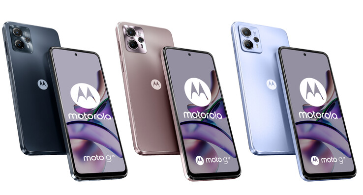 摩托罗拉Moto G13。(图片来源：摩托罗拉)