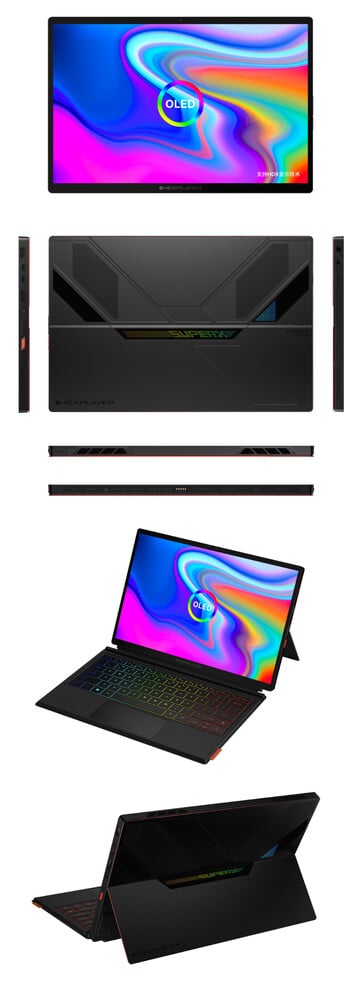 配备风冷系统的 OneXPlayer Super X。(图片来源:One-Netbook)