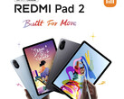 红米 Pad 2 有两种颜色可供选择，但在配置 4G 连接时没有。(图片来源：Xiaomi - 已编辑）
