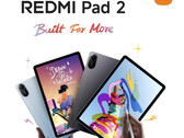 红米 Pad 2 有两种颜色可供选择，但在配置 4G 连接时没有。(图片来源：Xiaomi - 已编辑）