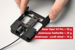 Zeromouse V35 是一款超轻、极简的游戏鼠标,需要组装。(图片来源:Zeromouse)