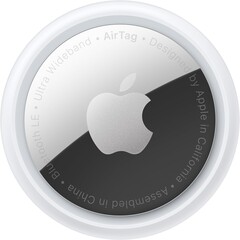 Apple的 AirTag 追踪器（如图）将于今年夏天进行重大更新。(图片来源：Apple)