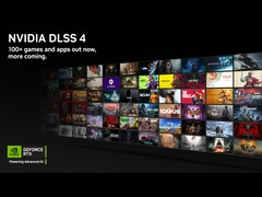 Nvidia 的最新升频技术 DLSS 4 现已在 100 多款游戏和应用中得到支持。(图片来源：Nvidia）