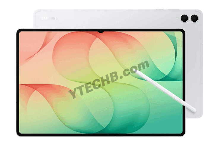 Galaxy Tab S12 Ultra 银色款的泄露图片