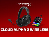 HyperX Cloud Alpha 2 无线耳机配有一个基站。图：该套装的宣传图片。(图片来源：惠普 - 已编辑）