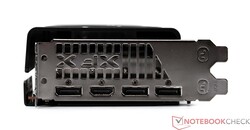 松景Speedster QICK 308 Radeon RX 7600黑色版的外部端口