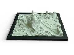 由 CityPrint 3D 打印出的柏林模型（图片来源：AnkerMake）