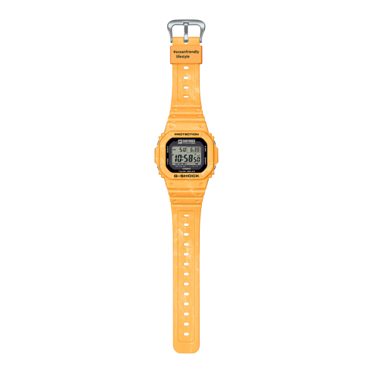 卡西欧 G-Shock × 日本冲浪者基金会 G-5600SFJ-9 手表。(图片来源：卡西欧）