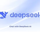 图为 DeepSeek 的标志，它又带来了两个新的开源人工智能模型。(图片来源：DeepSeek）