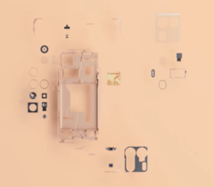 摩托罗拉展示了其首款 Snapdragon 8s Gen 3 旗舰机型的组件。(图片来源:摩托罗拉)