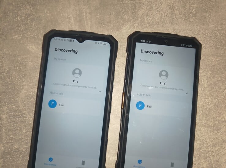 对讲机功能。(图片来源：Sergey Tarasov - Notebookcheck）