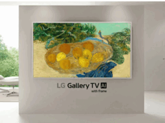 LG 新款 Gallery TV 将有 55 和 65 英寸两种尺寸。(图片来源：LG）