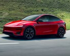 新款特斯拉 Model Y Ultra Red(图片来源:特斯拉)