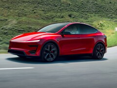 新款特斯拉 Model Y Ultra Red（图片来源：特斯拉）