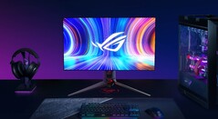 ROG Swift OLED PG27AQDM将在今年晚些时候上市，拥有大量的高端规格。(图片来源：华硕)