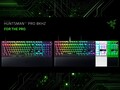 Razer Huntsman V3 Pro 8KHz 游戏键盘外形和配色（图片来源：Razer PR，有编辑）