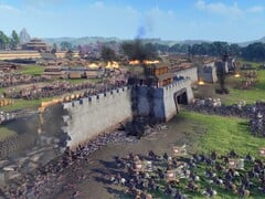 一张展示《Total War: Three Kingdoms》中围城战的图片,目前降价 70%。