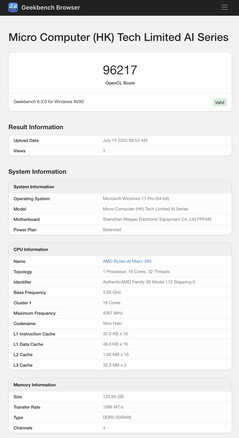 (图片来源：Geekbench）