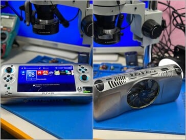 PS4主界面和掌机顶部。