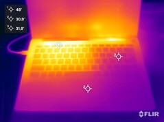 压力测试时的顶面