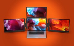 Triple Boost 14 Pro 增加了三个 14 英寸屏幕（图片来源：Aura Displays）