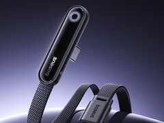带 90° 弯头的 Baseus USB-C 线缆(6.6 英尺/2 米)已到货。(图片来源:Baseus)