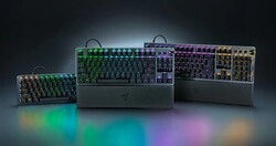 除了全尺寸版本外，Razer Huntsman V3 Pro 还提供不带数字键盘的 TKL 版本和 60% 精巧版本（图片：Razer）。
