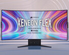 海盗船Xenon Flex 45WQHD240拥有世界上第一个可弯曲的OLED显示屏。(图片来源：Corsair)