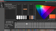 校准后的 ColorChecker