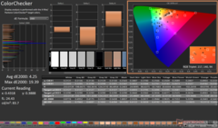 校准后的 ColorChecker