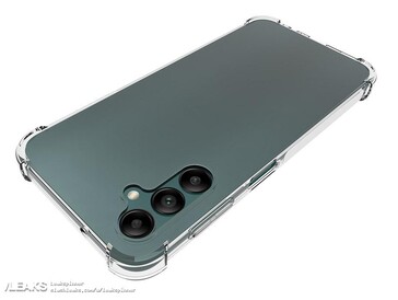 "Galaxy A14 5G "在发布前被描绘在一个透明的箱子里。(Source: Leakspinner via SlashLeaks)