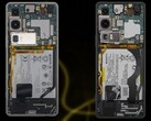 索尼 Xperia 1 VI（左）和 Xperia 1 V（右）显示电池占用的空间。(图片来源：WekiHome/Unsplash - 已编辑）