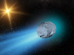 显示一个物体后面有一条尾巴的图片。(图片来源：Robert Lea - Canva）