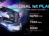 Gigabyte声称其新的主板是一个记录的创造者。(来源：技嘉公司)